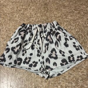 Leopard Print Women's Shorts
